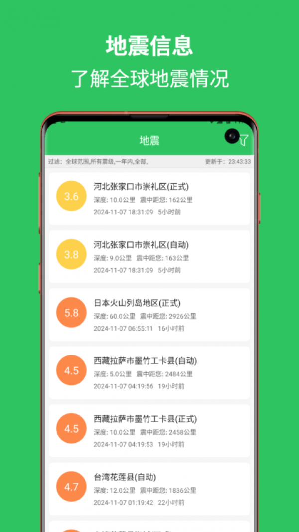 地震预警助手app